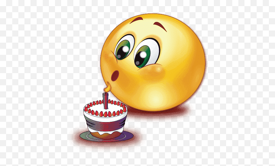 Happy Birthday Emoji Png Transparent Image Png Mart - Birthday Smiley Emoji,Egg Emoji Png