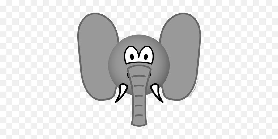Emoticons Emofaces - Elephant Smiley Emoji,Elephant Emoji