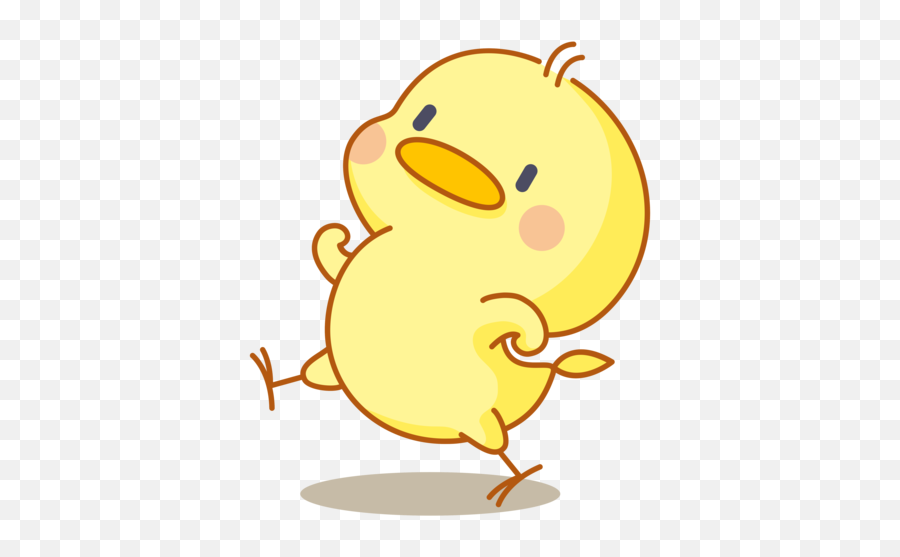 Cute Cartoon Drawings Cute Chickens - Cute Yellow Transparent Emoji,Baby Chicken Emoji