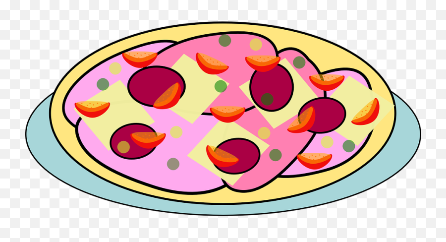 Free Pizza Food Illustrations - Animasi Makanan Png Emoji,Happy New Year Emoticons
