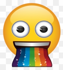 Emoji - Rainbow Smiley Face Emoji Gif,Rainbow Emoji