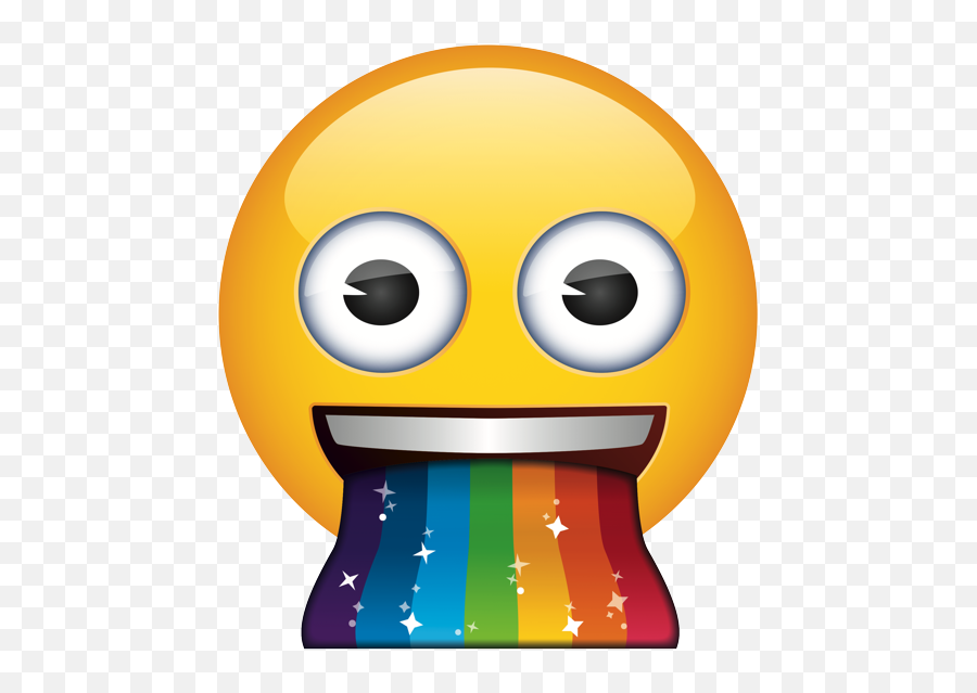 Emoji - Rainbow Smiley Face Emoji Gif,Rainbow Emoji