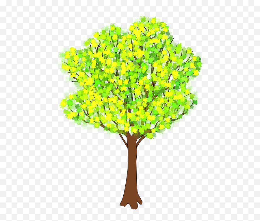 Free Greenery Leaves Vectors - Draw Spring Tree Emoji,Fan Emoji