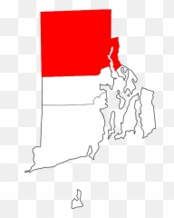 Highlighting Providence County - Map Of Rhode Island Emoji