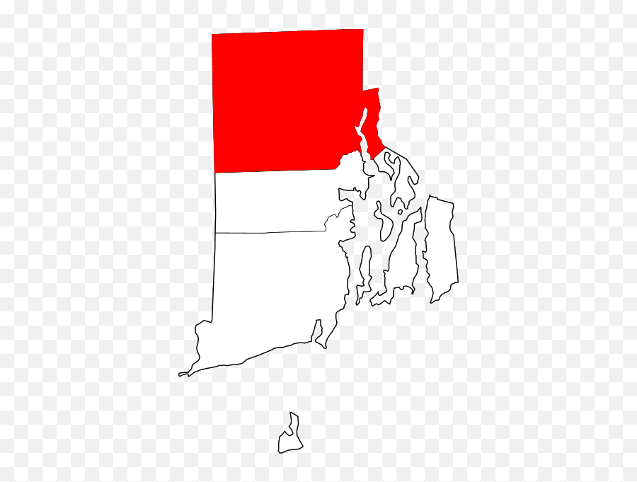 Highlighting Providence County - Map Of Rhode Island Emoji,Florida Flag Emoji