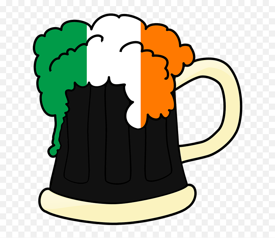 Ireland Beer Irish - Germany Beer Clip Art Emoji,Irish Flag Emoji