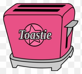 Pink Toaster - Toastie Clipart Emoji