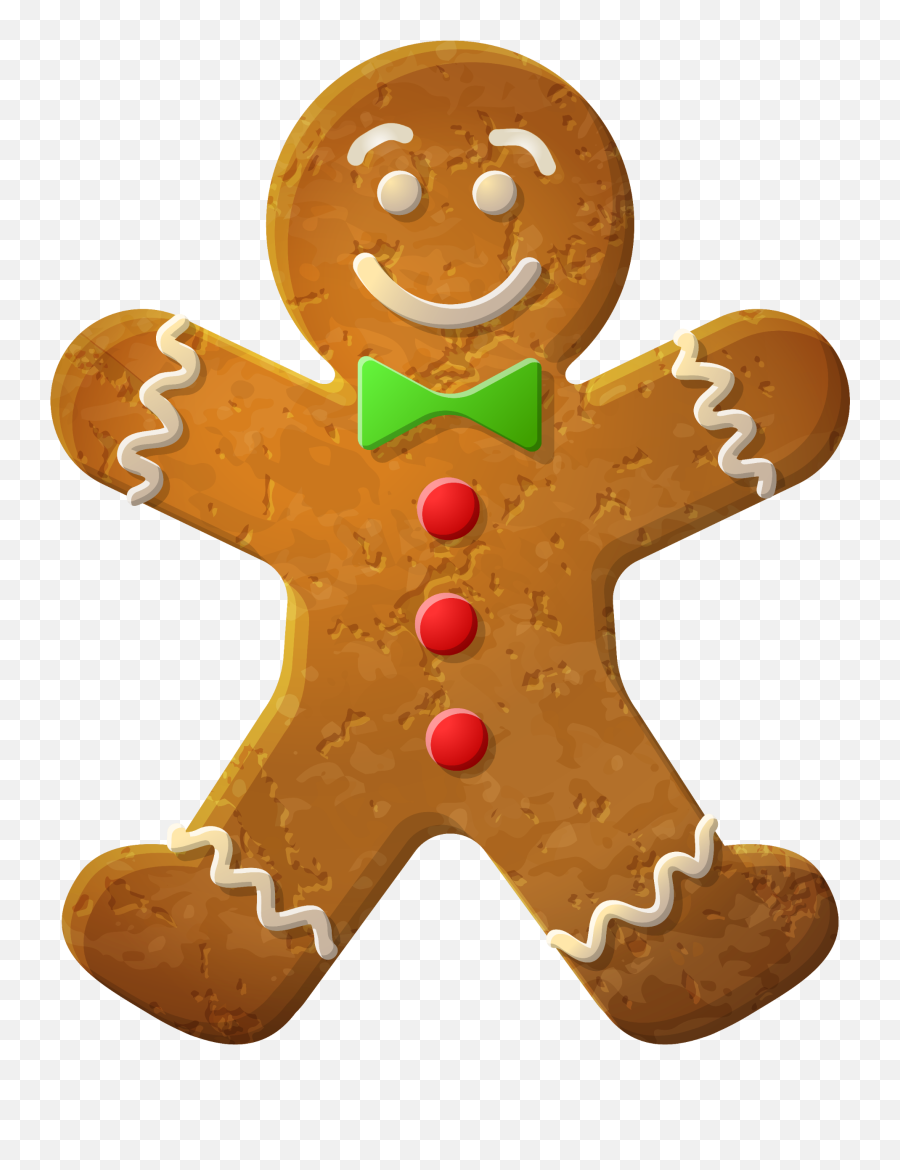 Gingerman Gingerbreadman Cookie - Transparent Background Gingerbread Man Png Emoji,Gingerbread Man Emoji