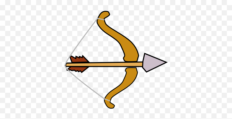 Bow And Arrow Clipart - Bow And Arrow Clipart Free Emoji,Bow And Arrow Emoji