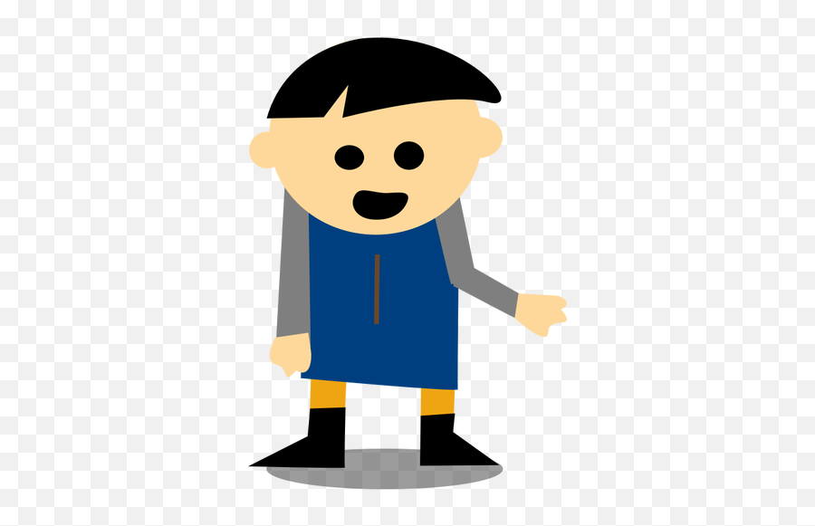 Cartoon Character Flat Vector Drawing - Erkek Çizgi Film Karakterleri Emoji,Male Dancer Emoji
