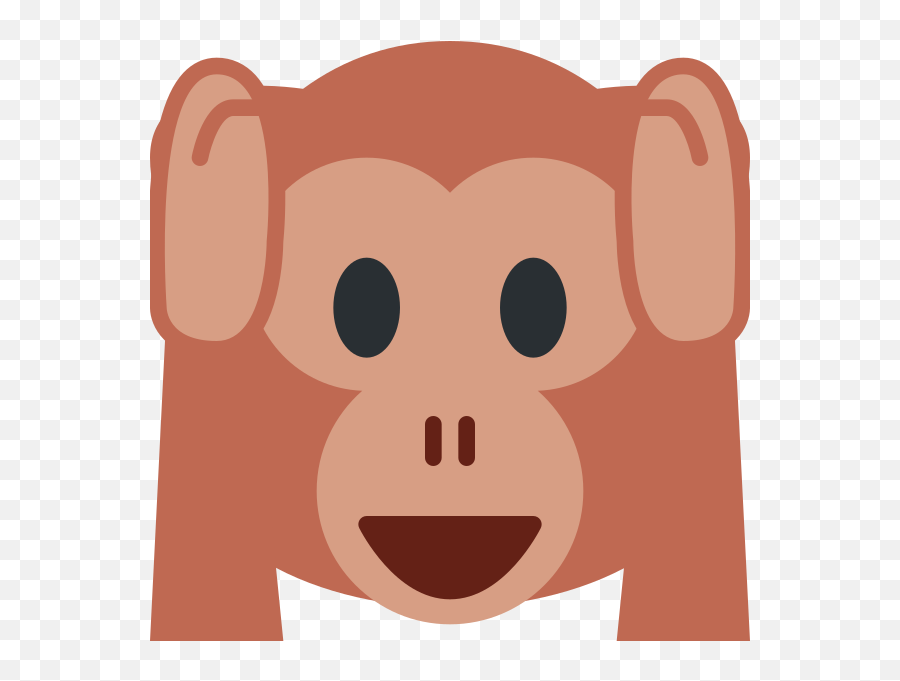 Twemoji2 1f649 - Hear No Evil Emoji Discord,Monkey Eye Emoji