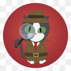 Cats - Clip Art Cat Detective Emoji,Cowboy Cat Emoji