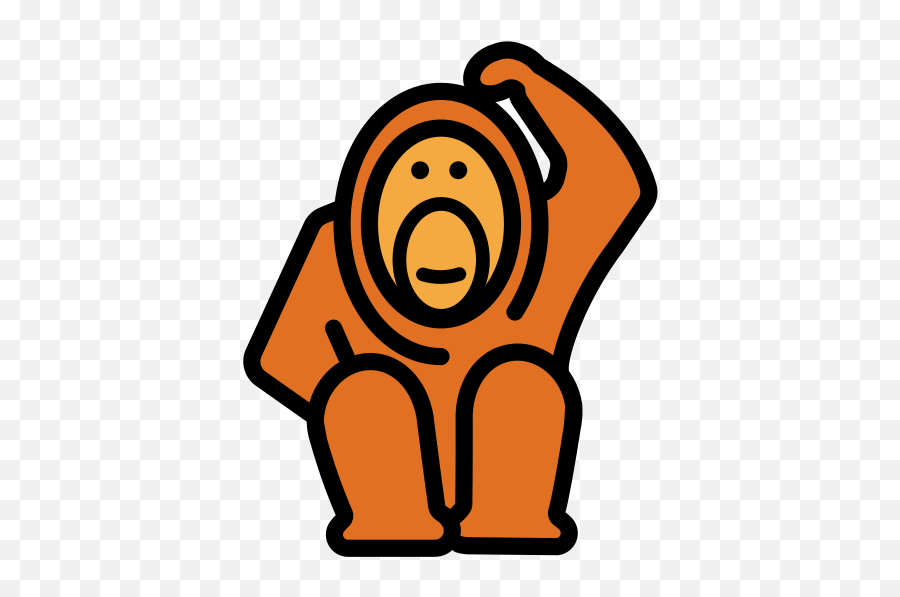 Emoji Meanings - Clip Art,Orangutan Emoji