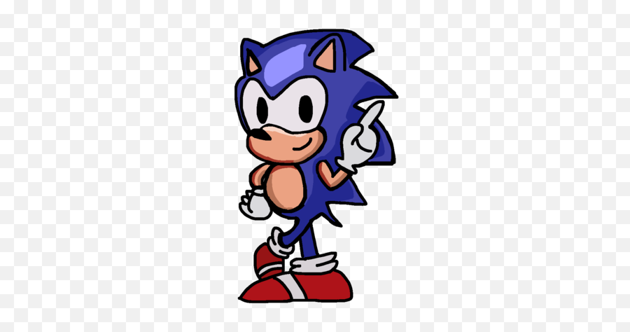 Wave Clip Finger Picture - Sonic Waves His Finger Emoji,Emoji Sonic