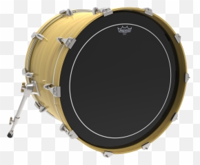 Pinstripe Ebony 14 Tom Batter Remo Musikinstrumente Drums - Remo Ebony Powerstroke Bass Drum Resonant Emoji,Drums Emoji