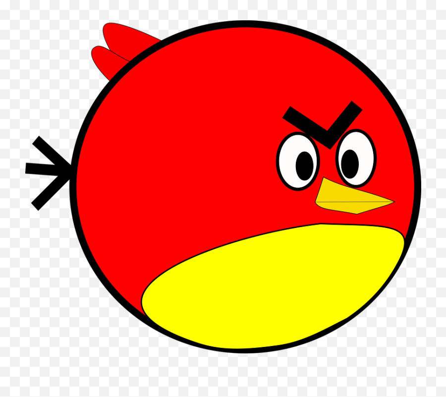 Angry Bird Cartoon - Angry Birds Activity Emoji,Bird Emoticon