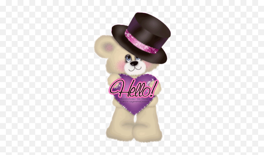 Top Bucket Hat Stickers For Android U0026 Ios Gfycat - Teddy Bear Image With Hello Quot Emoji,Emoji Bucket Hat