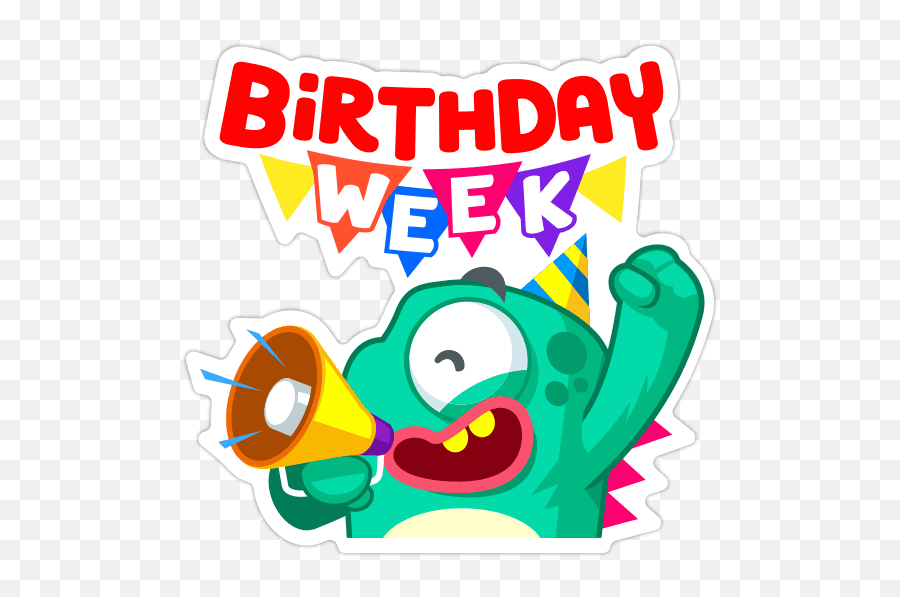 Happy Birthday Stickers Facebook Copy Paste Stickers - Happy Birthday Week Clip Art Emoji,Happy Birthday Emoji Copy And Paste