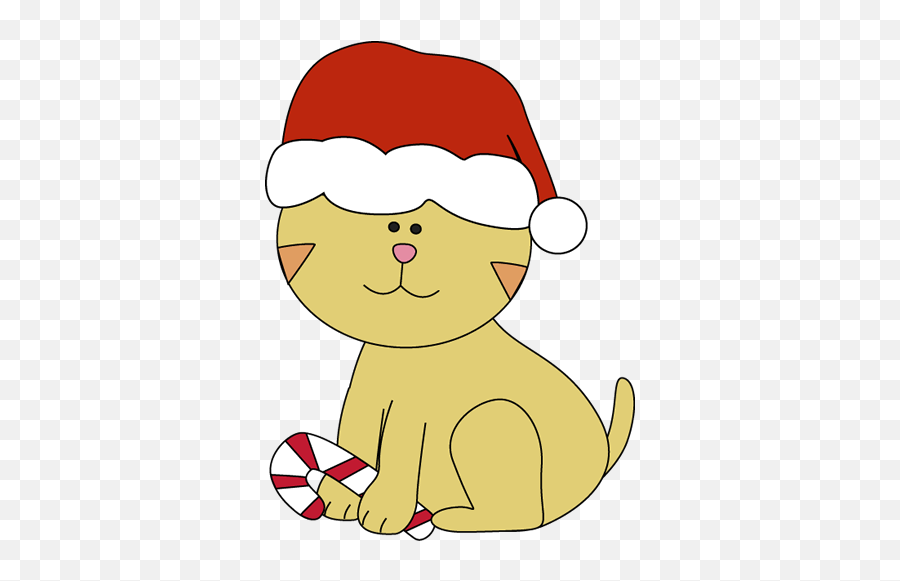 Edible Candy Cane Christmas Art - Cat In Santa Hat Clip Art Emoji,Lifesaver Emoji
