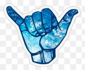 Pin De Halie Schmidt En - Blue Hang Loose Sign Emoji,Shaka Emoji Iphone