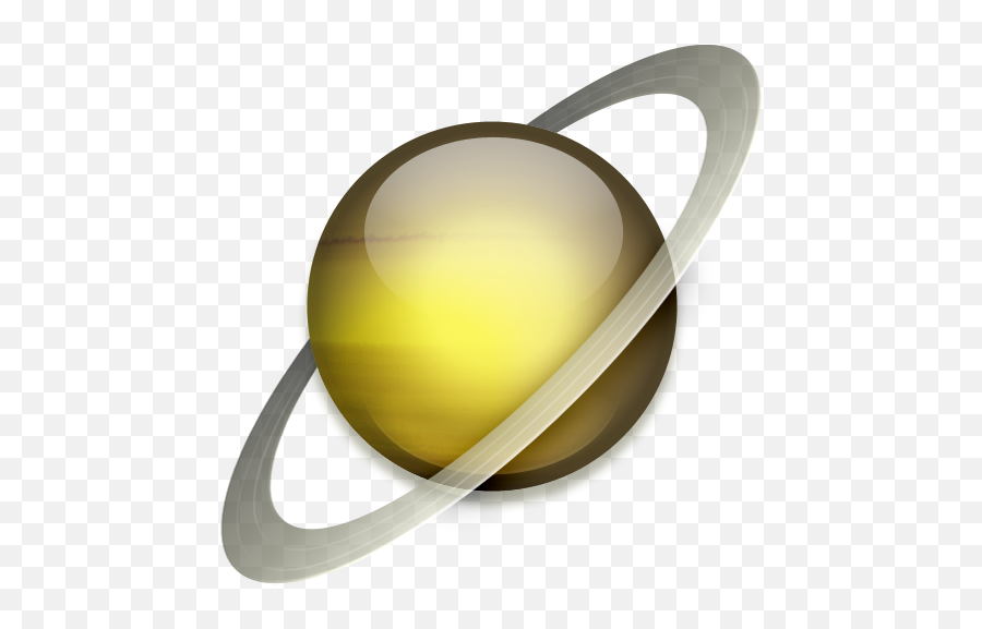 Transparent Saturn Emoji Transparent Png Clipart Free - Saturn Icon Png,Saturn Emoji