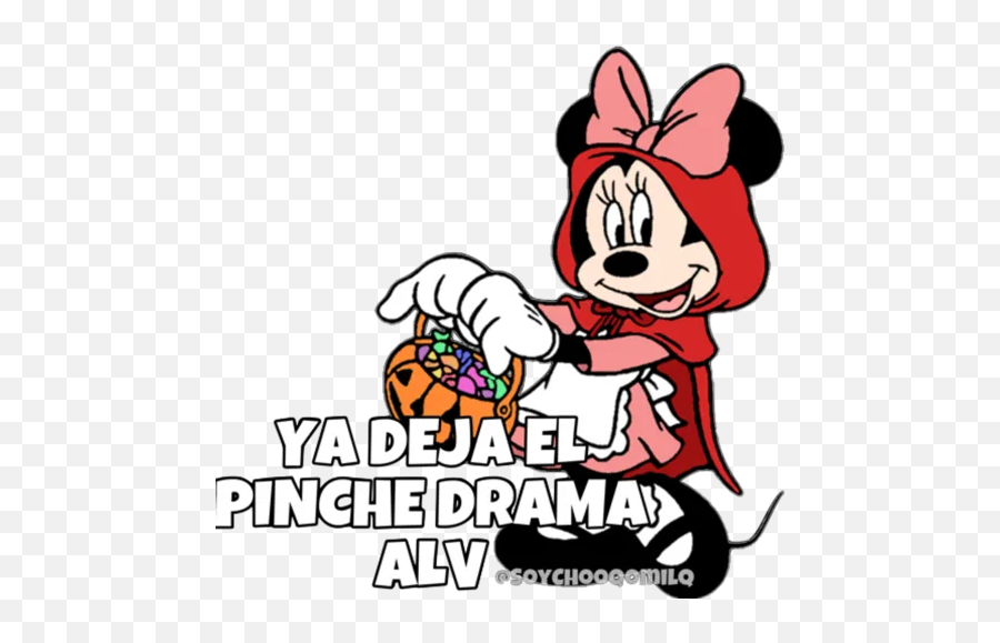 Disney Halloween Stickers For Whatsapp - Dibujos De Halloween De Minnie Para Colorear Emoji,Happy Thanksgiving Emoji Art