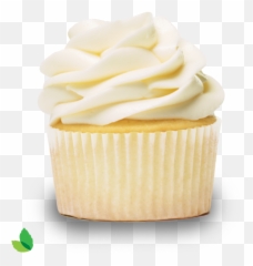 Vanilla Butter Transparent Png - White Cupcake Emoji