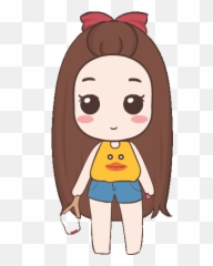 Cute Cartoon Pictures Cute Gif - Cute Character Girl Gif Emoji,Woman And Pig Emoji