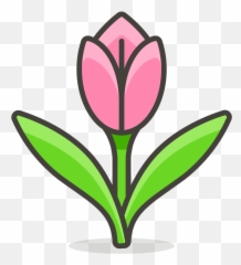 Tulip Emoji Clipart - Tulip Icon Png,Tulip Emoji