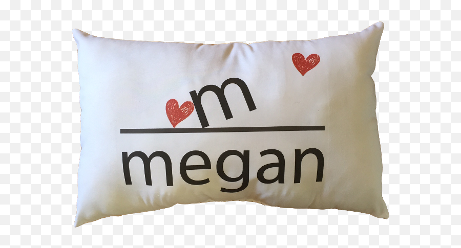 Lowercase Hearts 19x12 Pillow - Cushion Emoji,Hearts Emoji Pillow