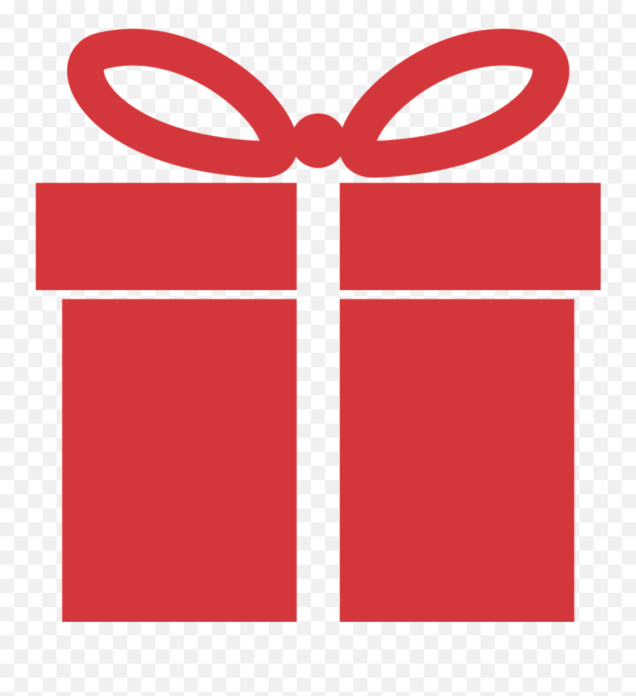 Red Icon Present Gift Wrapped - Gift Red Icon Png Emoji,Fire Hydrant Emoji