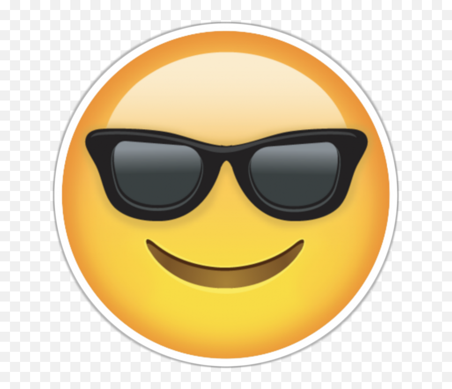 Smiley Png - Iphone Cool Emoji,Smiley Emoticon