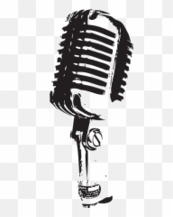 Microphone Clipart Tumblr Transparent - Transparent Background Mic Clipart Emoji,Microphone Emoji Png
