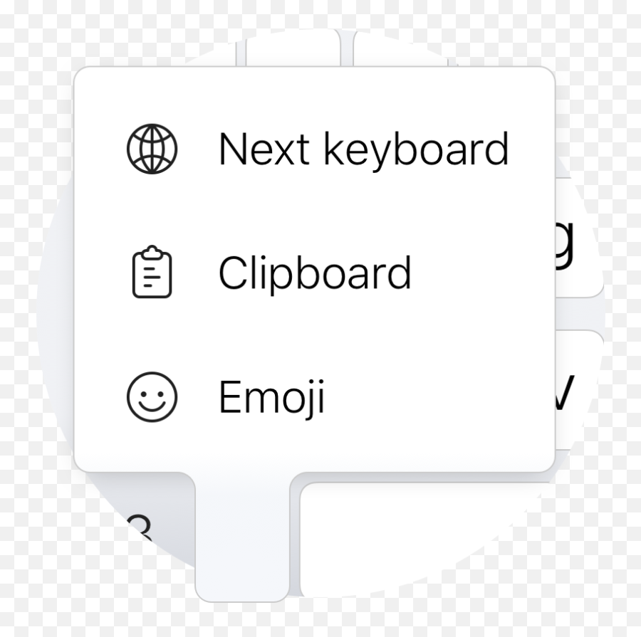 Swiftkey Toolbar - Circle Emoji,Switch Emoji