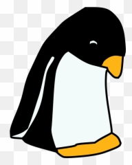 Free Linux Penguin Illustrations - Sad Clip Art Emoji