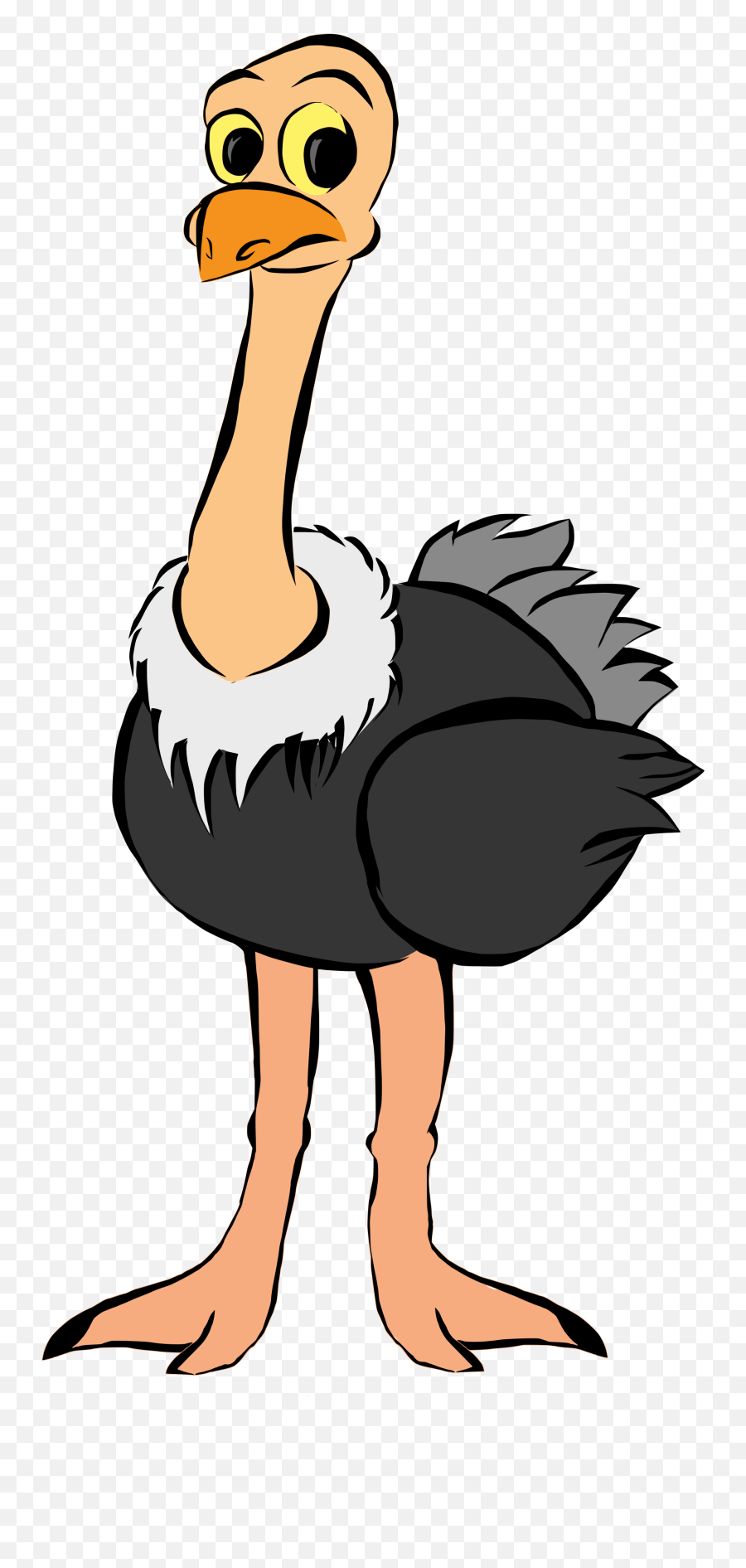 Strace - Ostrich Clipart Png Emoji,Bi Flag Emoji