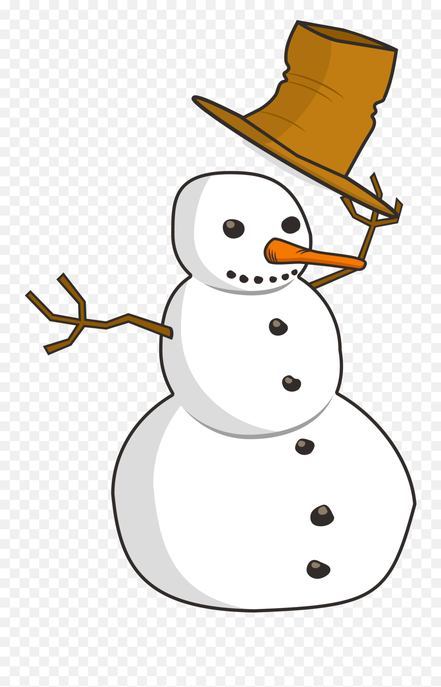 Clipart Snowman Nose Transparent - Christmas Snowman Black Background Emoji,Hat Tip Emoji