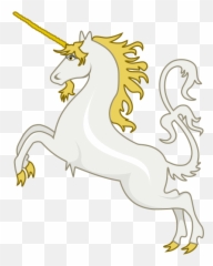 Heraldic Unicorn - Full Png Svg Emoji
