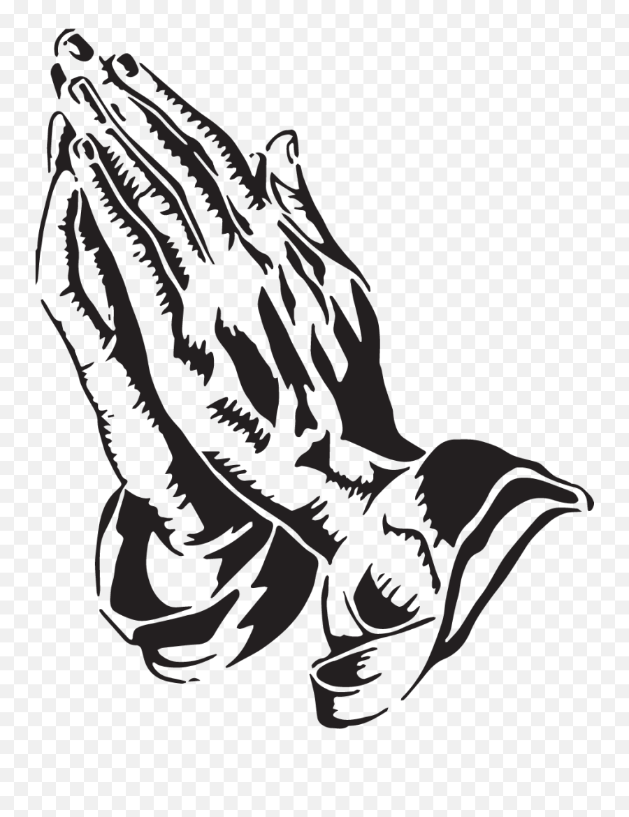 Praying Hands Prayer Religion Drawing Clip Art - Transparent Praying Hands Png Emoji,Religious Emoji