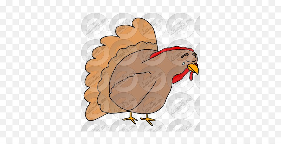 Sad Turkey Clipart Png Big Pictures - Cartoon Emoji,Turkey Emoji Png