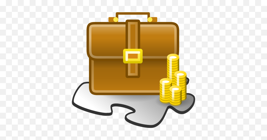 Business Template - Creative Business Loan Emoji,Briefcase Paper Emoji