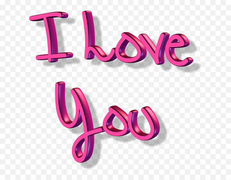 I Love You Transparent Png - Love You Transparent Background Emoji,I Love You Emoticons Text