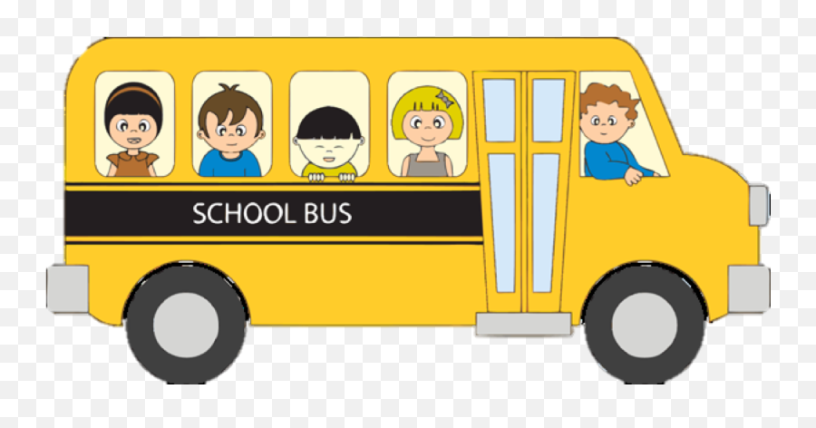 School Van Clipart Png - Bus Clipart Emoji,School Bus Emoji