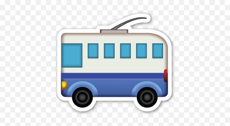 Trolleybus - Ambulance Emoji,Ambulance Emoji