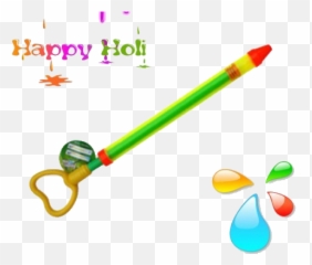 Free Water Gun Transparent Download Free Clip Art Free - Happy Holi Png Text Emoji,Ios 10 Gun Emoji