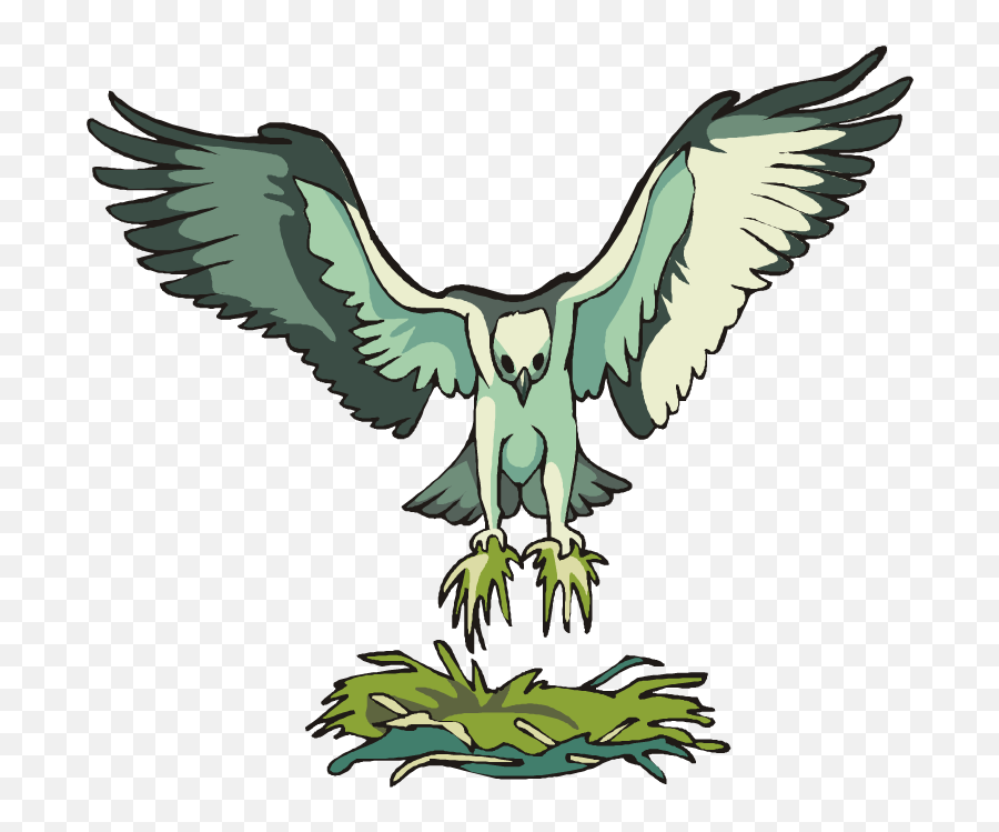 Hawks Nest Clipart - Osprey Clipart Emoji,Hawks Emoji
