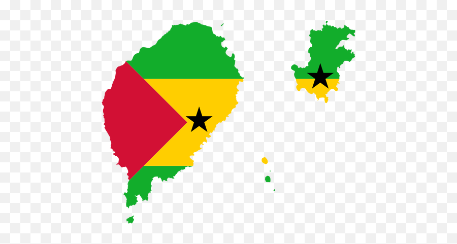 Sao Tome And Principe Flag Map - Sao Tome E Principe Map Vector Emoji,Kenyan Flag Emoji
