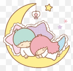 Good Night Little Twin Stars Sanrio Wallpaper - Little Twin Stars Gif Emoji,Brrr Emoji