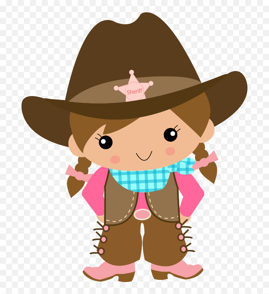 Cowgirl Girl Freetoedit - Niño Vaquero Animado Emoji,Cowgirl Emoji