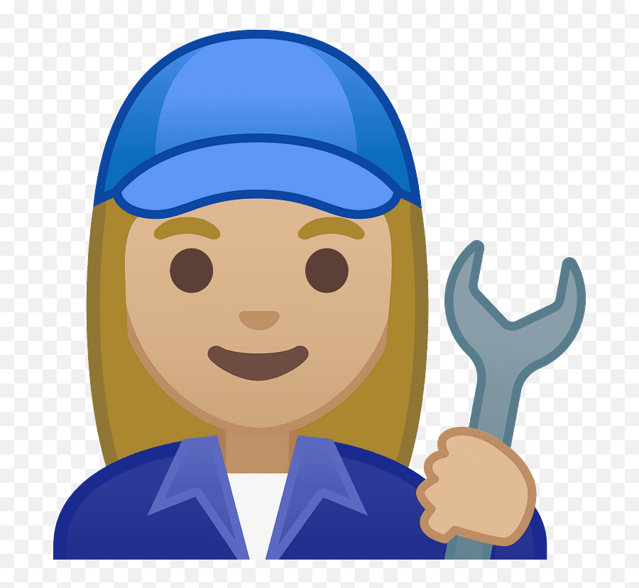 Woman Mechanic Emoji Clipart - Nagoya Port Aquarium,Plumbing Emoji